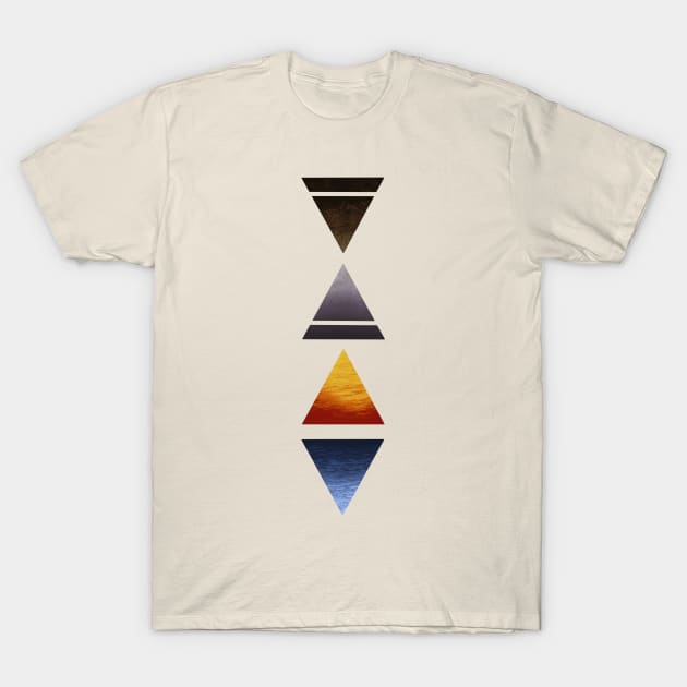 Earth, Wind, Fire, Water 4 Elements T-Shirt by DrawAHrt